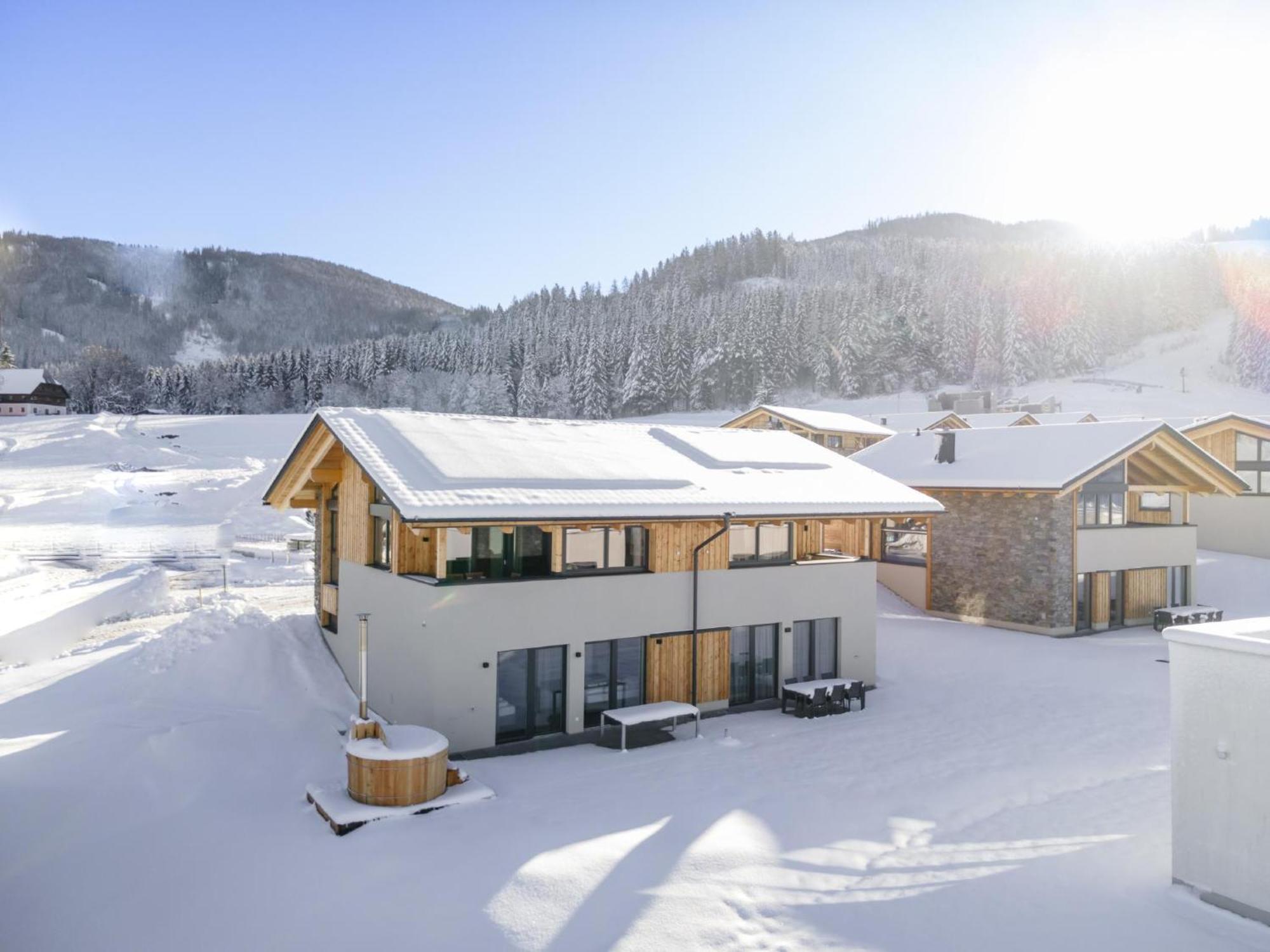 Grebenzen Eiszeit Lodge Санкт Ламбрехт Екстериор снимка